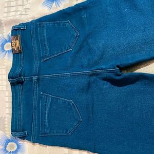 Zara Blue Wide Leg Jeans