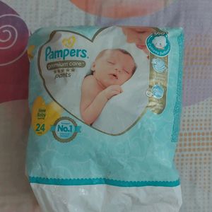 pampers premium care pants for new baby upto 5 kg 24 pants