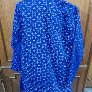 Blu Kurta For Festival