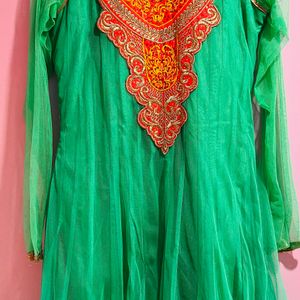 Sea Green Anarkali