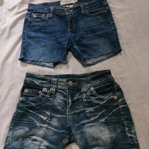 Denim Shorts Combo