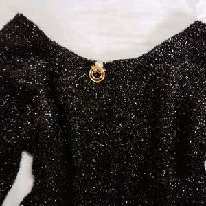 Shimmer Black Top