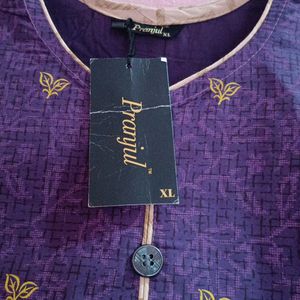 Pranjul Brand Kurti Purple 💜