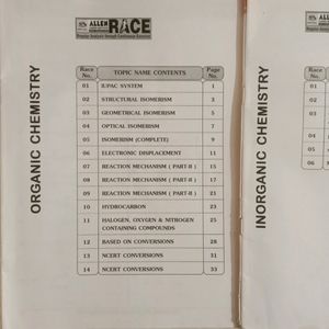 Allen Chemistry At a glance & Race In Hindi  NEET