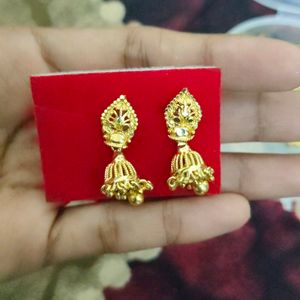 One Gram Gold Plated Earrings Combo