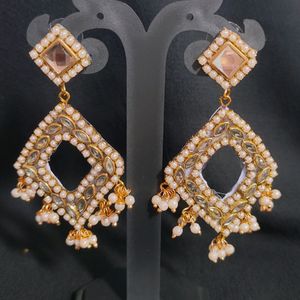 Handmade kundan Earrings
