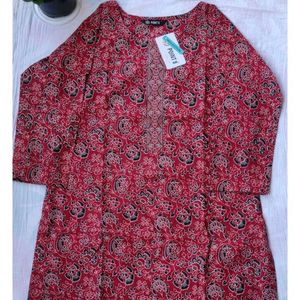 Cotton Short Kurtis With Pocket