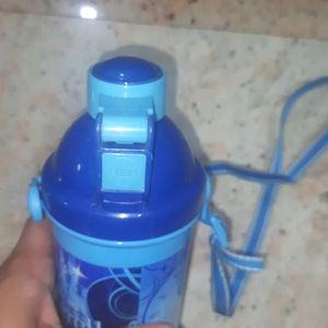 Unused Cinderella Water Bottle Blue