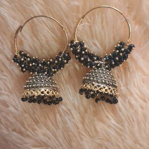 Black Color Earrings