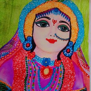 Iskcon Radha Rani Painting