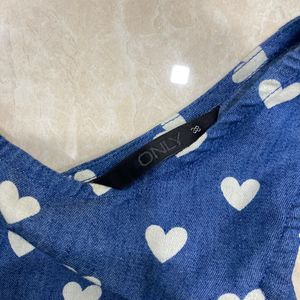 ONLY brand Top With Hearts