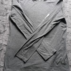 grey Full Sleeve T Shirt