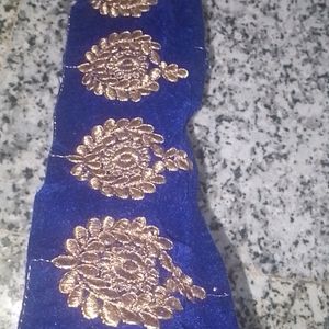 Velvet Dark Blue Colour Lace