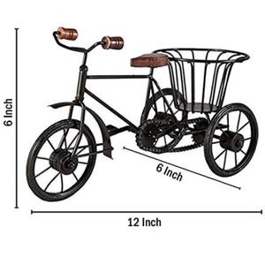 Antique Wood&Wrought Iron Mini Flower Stand Cycle