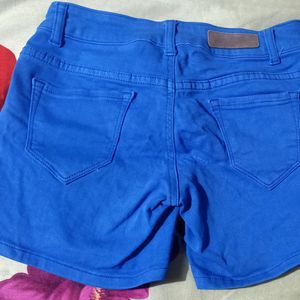 Blue Jeans Shorts For Women