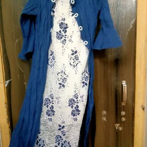 Kurti with Attached Shrug