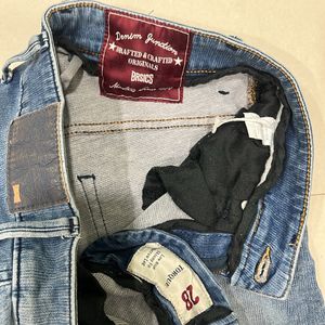 Men’s Washed Blue Jeans