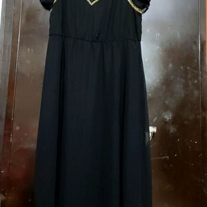 Black Dress Gown For Girl Or Woman 42 Bust