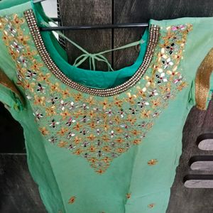 patiala dress with bottom and dupatta