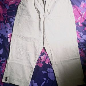 Off White Baggy Pants