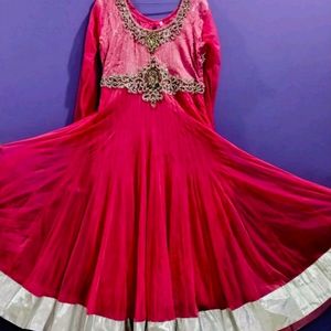 Anarkali Suit With Bottom And Dupatta