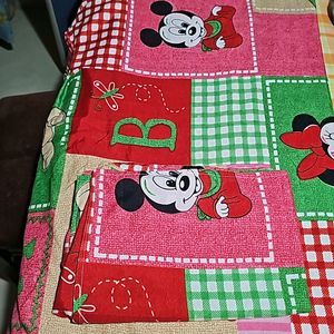 Kids Bed Sheet Queen Size Mickey Mouse
