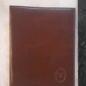 Brown Leather Folder/File