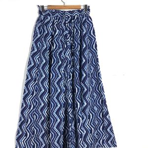 Navy Blue Printed Palazzo(Women’s)