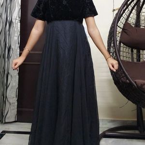 Velvet Black Gown