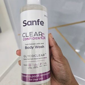 Sanfe clear and confident body wash