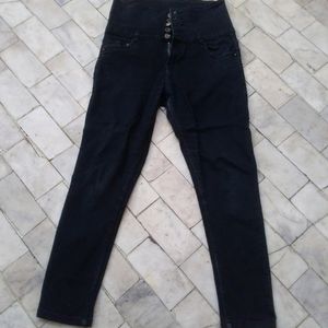 High Waist Black Jeans For Girls Or Women