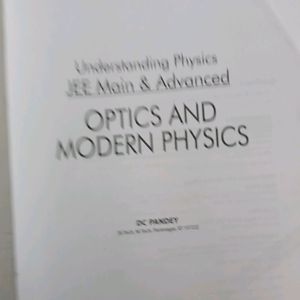 DC PANDEY OPTICS & MODERN PHYSICS