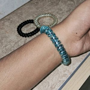 Stretchable Spring Bracelet/Hair Tie Band