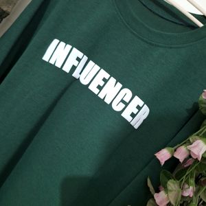 INFLUENCER GREEN [XL] T-Shirt For Men