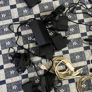 10 Phone Charger And Headphone Lead