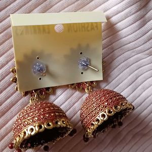 Jhumka Earings Buy 1 Get One Free