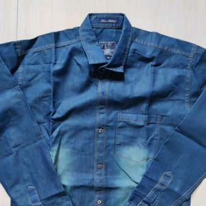 Lp Denim Shirt Full Sleeve