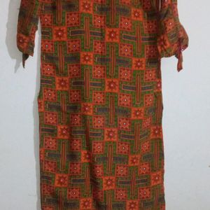 Printed Straight Kurta