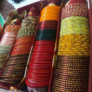 Glass Bangles With Box