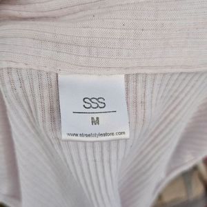 SSS Halter Neck Ribbed Crop Top