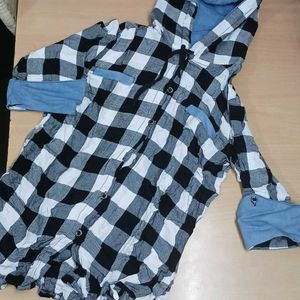 Black&White Check Shirt