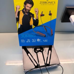 New Zebronics Bluetooth Earphones Neckband