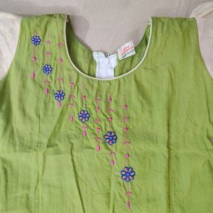 Ethnic Skirt Blouse Set For Junior Girls