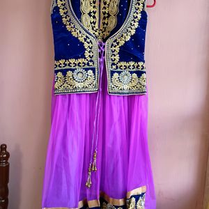 Traditional Purple Anarkali