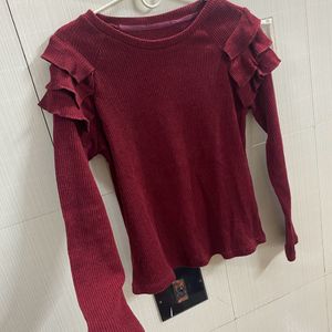 STYLISH MAROON TOP