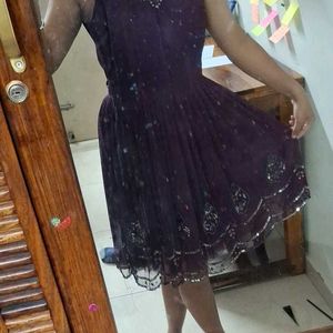 A Beautiful Purple Dress