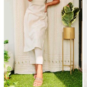 Anaykaa Brand Off White Kurta Pant Set