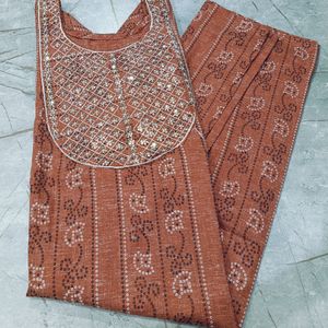 Bandhani Print Kurti ❤️🤎