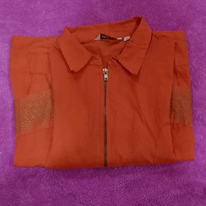 Coller Kurti Orange In Colour