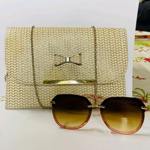 Combo Of Sling Bag And A Sunglass